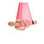 Bundera Yoga Fly Hamağı Pembe Tavana Askılı Yer Çekimsiz Fitness Pilates Hava Akrobasi Egzersiz Denge Aleti