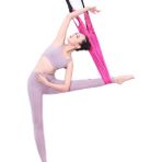 Bundera Yoga Plus Hamağı Pilates Fitness Askılı Yoga Denge Spor Aleti - Pembe