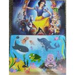 Bundle Island 2 Adet Puzzle Yap Boz (33CM*23CM*40PARÇA) (Pamuk Prenses /denizdeki Dostlar Figürlü) - Çok Renkli