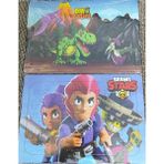 Bundle Island Adet Puzzle Yap Boz (33CM*23CM*40PARÇA) (Brawlstars / Dinozorlar Figürlü) - Çok Renkli