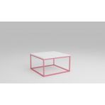Bunelan Eslan Kare Orta Sehpa - Pembe - Renk