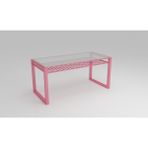 Bunelan Gercelan Çalışma Masası - 130 x 65 x 75h - Pembe