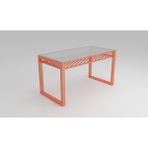 Bunelan Gercelan Çalışma Masası - 130 x 65 x 75h - Turuncu