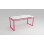Bunelan Germelan Çalışma Masası - 130 x 65 x 75h - Pembe