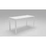 Bunelan Karolan Çalışma Masası - 130 x 65 x 73h - Beyaz
