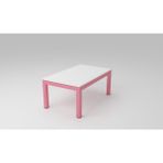 Bunelan Melan Dikdörtgen Orta Sehpa - Pembe - Renk