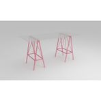 Bunelan Trilan Çalışma Masası S - 130 x 65 x 73h - Pembe