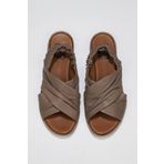 Buneo Shoes 01WU3005 Gümüş Deri Kadın Sandalet