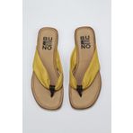 Buneo Shoes 01WU3400 Sarı Deri Kadın Sandalet