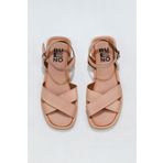 Buneo Shoes 01WU4118 Pudra Deri Kadın Sandalet