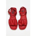 Buneo Shoes 01WU4121 Kırmızı Deri Kadın Sandalet