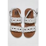 Buneo Shoes 01WU4252 Beyaz Deri Kadın Sandalet