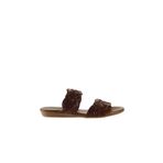 Buneo Shoes 01WU7452 Kahverengi Deri Kadın Sandalet