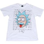 Bunlardan İstiyorum Rick And Morty Einstein Tişört Beyaz