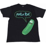 Bunlardan İstiyorum Rick And Morty Pickle Rick Tişört Siyah