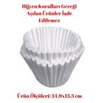 Bunn Filtre Kahve Makinesi Kağıdı, 34.9x13.3 cm, 500 Adet - 20138.1000