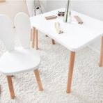 Bunny Masa Takımı 1 Sandalye, Beyaz