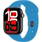 Bunnys Apple iPhone 11 Uyumlu Açık Mavi Akıllı Saat WATCH10 2025 Hediyeli Amoled Ekran - 46 mm