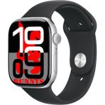 Bunnys Apple iPhone Xr Uyumlu Siyah Akıllı Saat WATCH10 2025 Hediyeli Amoled Ekran - 46 mm