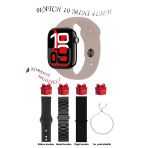 Bunnys General Mobile Gm 20 Uyumlu Gül Akıllı Saat Watch 10 Mini Kordon Hediyeli Amoled Ekran 41Mm