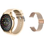 Bunnys Huawei Uyumlu Akıllı Saat Konuşma Özellikli Kadınlar Için Mini 41MM - 41 mm - Rose Gold