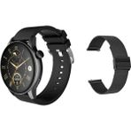 Bunnys Huawei Uyumlu Akıllı Saat Konuşma Özellikli Kadınlar Için Mini 41MM - 41 mm - Siyah