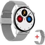 Bunnys Huaweı Uyumlu Akıllı Saat Mini Kadınlar Için Konuşma Özellikli Mini Smart Wtch - 35 - 48 mm - Gümüş