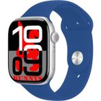 Bunnys Oppo A55 Uyumlu Mavi Akıllı Saat WATCH10 2025 Hediyeli Amoled Ekran - 46 mm