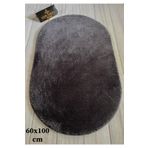 Bünyan Halı Banyo Halısı Peluş Post Halı Oval Antrasit