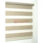 Buperde Krem Eko Bambu Zebra Stor Perde
