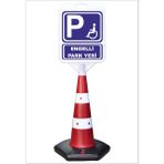 Burada Reklam ve Medikal Engelli Park Yeri Uzun Büyük Duba Reklam Park Kaldırım Dubası 140 cm cm A+Plus Plastik (42X48) - 1 Adet - 42 x 48 cm