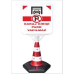 Burada Reklam ve Medikal Park Dubası Jumbo 55x50 Garaj Girişi Park Yapılmaz Kaldırım Yönlendirme A+ Plastik 124 Cm