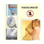 Buradabuldun® Tüm Cam Pencere Kapılara Uyumlu Tek Kanat Pencere Sinekliği