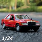 Burago 1/24 Mercedes Benz 190E 2.6 Model Araç Kırmızı 17,7Cm X 5,5Cm X 7,3Cm
