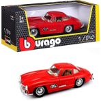 Burago 1:24 Mersedes Benz 300SL 1954 Model Araba - Kırmızı
