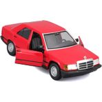 BURAGO 1/24 ÖLÇEK MERCEDES 190 E 2.6 KIRMIZI