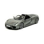 Burago 1:24 Porsche 918 Spyder Model Araba Gri 1/24 Ölçekli Model