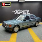 Burago Mercedes 190 E 2.6 Model Araba 1/24 Ölçekli Model Mavi