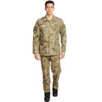 Burak Askeri Malzeme Kara Kuvvetleri Yeni Kamuflaj Renk Uzun Kollu Taktik Gömlek Kargo Cepli Pantolon Alt Üst Takım Long Sleeve Camouflage (Kamuflaj, S, Üniforma)