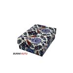 BURAKKUTU Karton Kolye Takı Kutusu Çini Model Içi Süngerli 6x8cm Paket 24'lüdür.