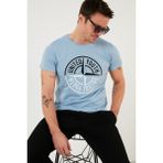 Buratti 541PUSULA Baskılı Bisiklet Yaka T-shirt