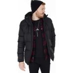 Buratti 5717101 Siyah Slim Fit Kapüşonlu Erkek Mont