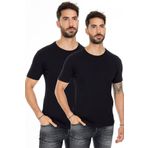 Buratti 5722512O2 Siyah Basic Bisiklet Yaka Slim Fit 2 Pack Erkek T-Shirt