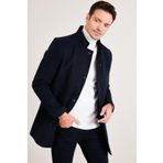 Buratti 5840099 Lacivert Erkek Kaşe Kaban