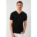 Buratti 5902122 Siyah Erkek Tshirt