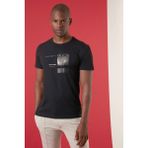 Buratti 5902358 Siyah Baskılı Regular Fit Bisiklet Yaka Erkek T-shirt
