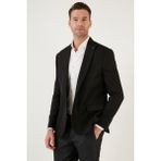 Buratti 6 Drop Çift Yırtmaçlı Slim Fit Blazer Erkek Ceket 659001 - Siyah - 50