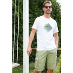 Buratti Baskılı Bisiklet Yaka % 100 Pamuk Slim Fitt Shirt Erkek T Shirt 646r3940