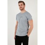 Buratti Bisiklet Yaka % 100 Pamuk Slim Fit T Shirt Erkek T SHİRT Babalar Günü Özel 541IFIT