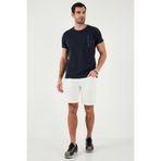Buratti Bisiklet Yaka Pamuklu Slim Fit T Shirt Erkek T SHİRT 541QUINT